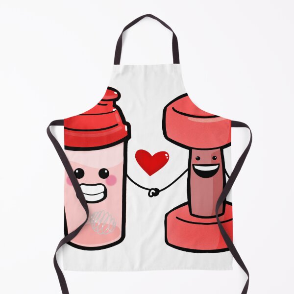 Item preview, Cute Protein Shaker And weights Valentines Day designed and sold by SusanaDesigns.