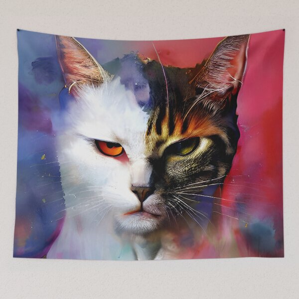 Item preview, Cat Dual Feline Charm designed and sold by supeart.