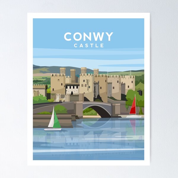 Item preview, Conwy Castle - North Wales designed and sold by typelab.