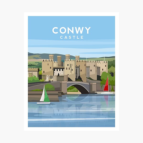 Item preview, Conwy Castle - North Wales designed and sold by typelab.
