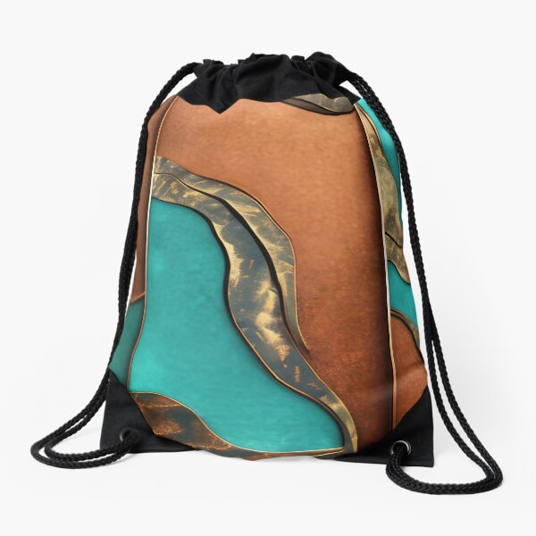 Aperçu de l'œuvre Evirix Copper, Bronze and Teal créée et vendue par meggydesigns.