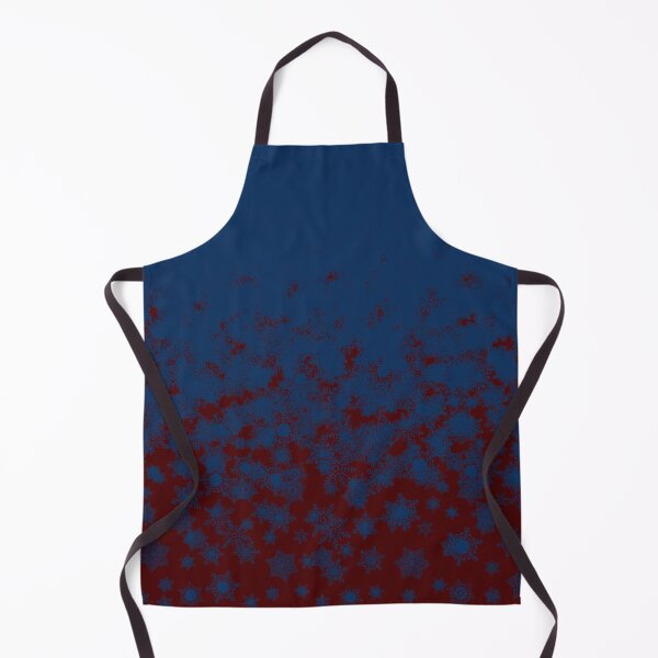 Item preview, Blizzard - Blue snowflakes on a maroon background designed and sold by illustratious.