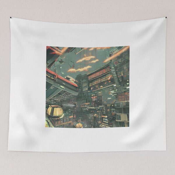 Item preview, Tokyo Neon - Night Scenario - Vintage look designed and sold by Trendy-Now.