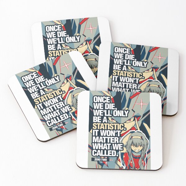 Item preview, Darling in The Fran XX: Strelizia with Zero Two Statistic Quotes designed and sold by Viability Creative.