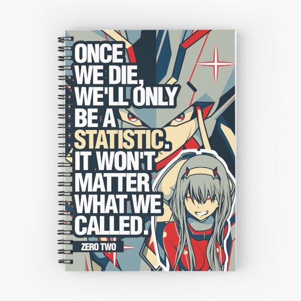 Item preview, Darling in The Fran XX: Strelizia with Zero Two Statistic Quotes designed and sold by Viability Creative.