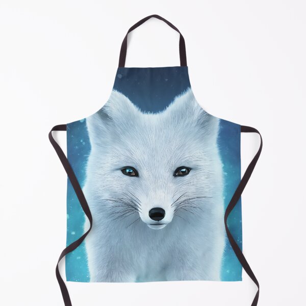 Item preview, product render poster vivid colors divine proportion Arctic fox, ice and snow, glowing fog intricate, elegant, highly detailed, digital painting, concept art, smooth, sharp focus, illustration designed and sold by DrawItOnce.