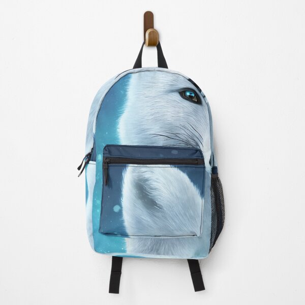 Item preview, product render poster vivid colors divine proportion Arctic fox, ice and snow, glowing fog intricate, elegant, highly detailed, digital painting, concept art, smooth, sharp focus, illustration designed and sold by DrawItOnce.