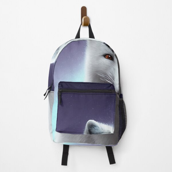 Item preview, product render poster vivid colors divine proportion Arctic fox, ice and snow, glowing fog intricate, elegant, highly detailed, digital painting, concept art, smooth, sharp focus, illustration designed and sold by DrawItOnce.