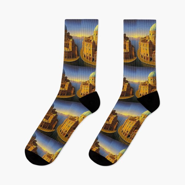Item preview, Old city somewhere in Italy designed and sold by sunny8u.