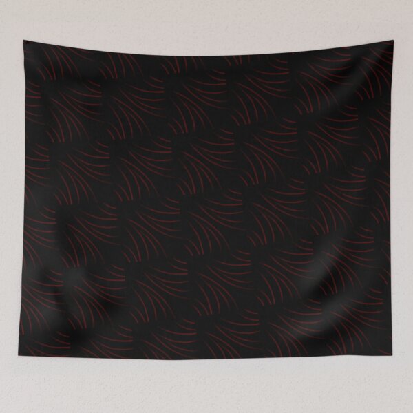 Item preview, Red black texture pattern designed and sold by stayartsy07.