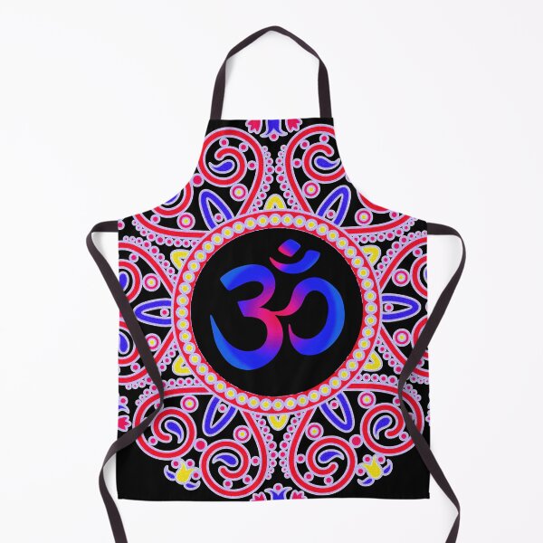 Item preview, Multicolor Mandala Artwork with Om or Aum Sign at Center designed and sold by deepakrode7.
