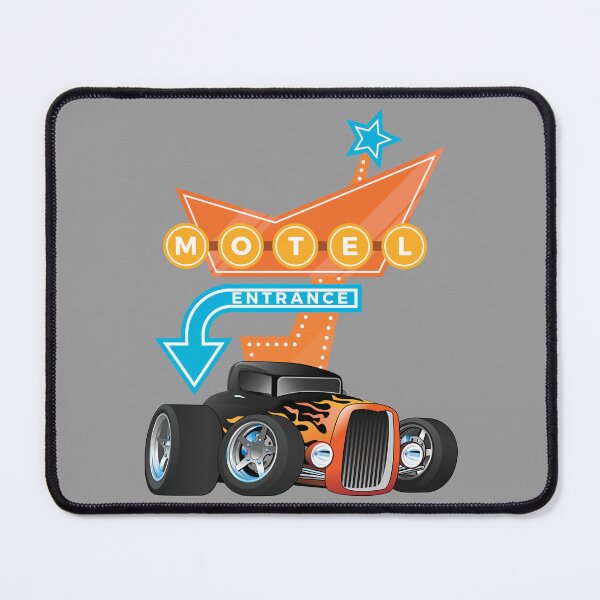 Item preview, Hot Rod Motel Retro Billboards Vintage Fifties Signage designed and sold by CharJens.