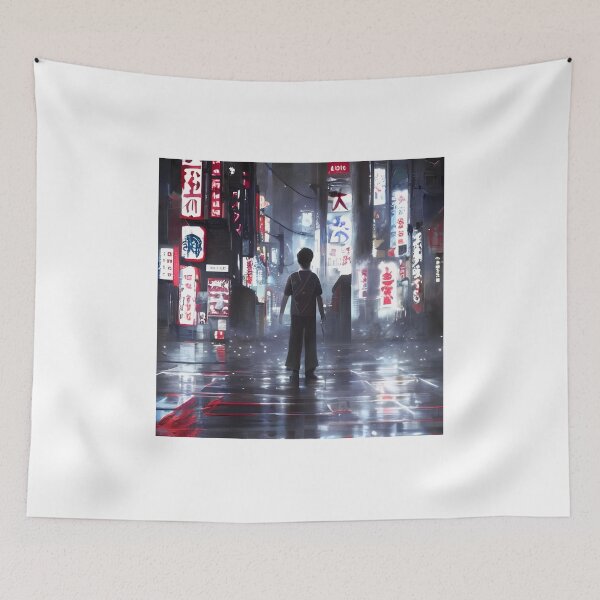 Item preview, Tokyo Neon - Night Scenario - Anime Hero designed and sold by Trendy-Now.