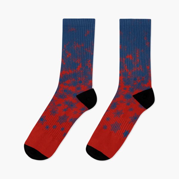 Item preview, Blizzard - Blue snowflakes on a red background designed and sold by illustratious.