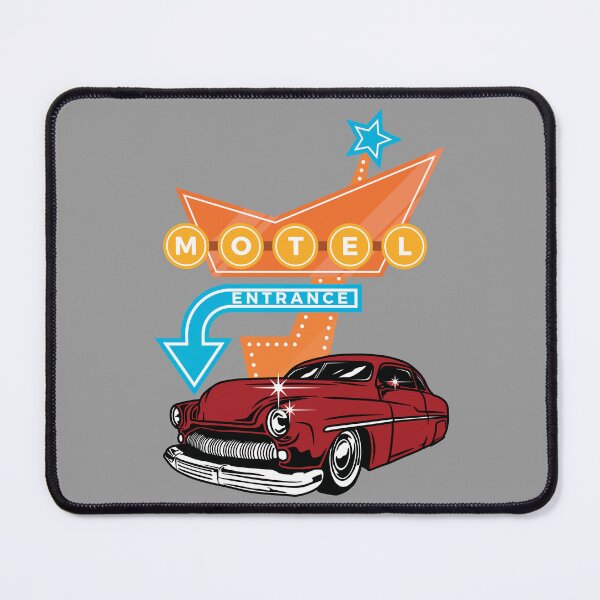 Item preview, Hot Rod Motel Retro Billboards Vintage Fifties Signage designed and sold by CharJens.
