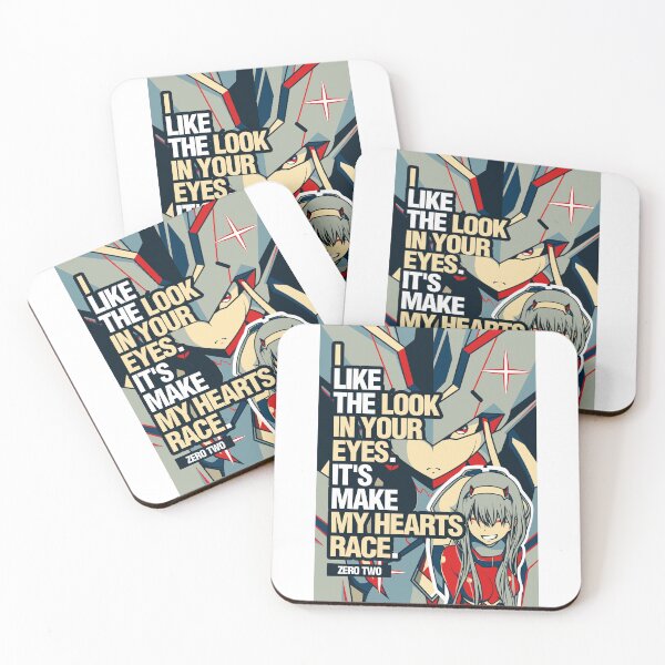 Item preview, Darling in The Fran XX: Strelizia with Zero Two Look in Your Eyes Quotes designed and sold by Viability Creative.