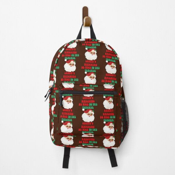 Item preview, Be Nice To The Teacher Santa's Watching Funny Christmas designed and sold by tamdevo1.
