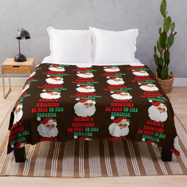 Item preview, Be Nice To The Teacher Santa's Watching Funny Christmas designed and sold by tamdevo1.