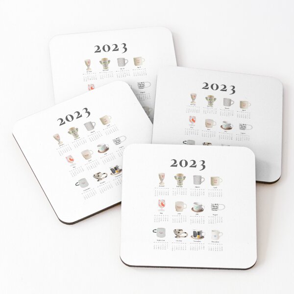 Item preview, 2023 Aesthetic Calendar for Coffee Lovers, Cup Lovers designed and sold by SerenaChoe.