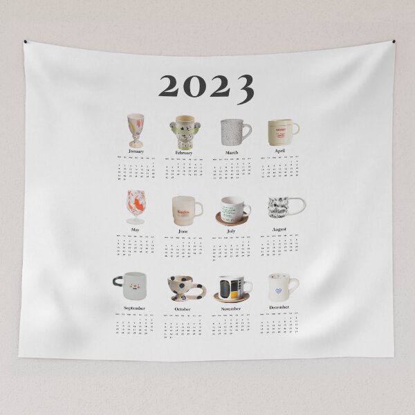 Item preview, 2023 Aesthetic Calendar for Coffee Lovers, Cup Lovers designed and sold by SerenaChoe.