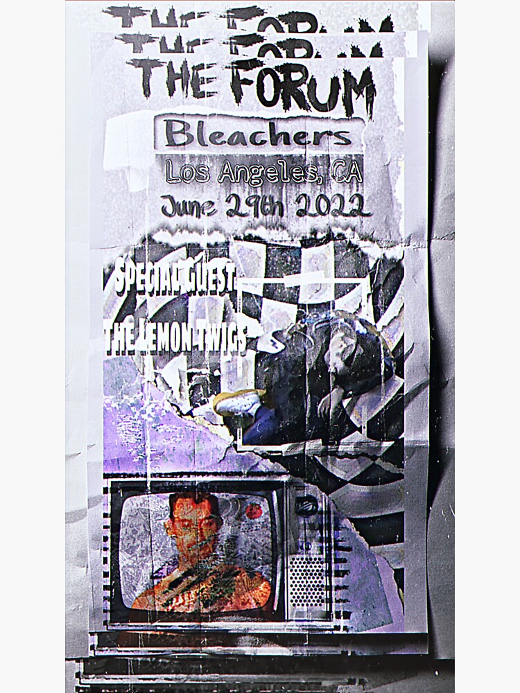 "Bleachers ticket the forum 2022" Sticker for Sale by MoreAbundance Redbubble