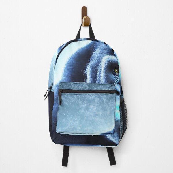 Item preview, product render poster vivid colors divine proportion Gorilla, ice and snow, glowing fog intricate, elegant, highly detailed, digital painting, concept art, smooth, sharp focus, illustration designed and sold by DrawItOnce.