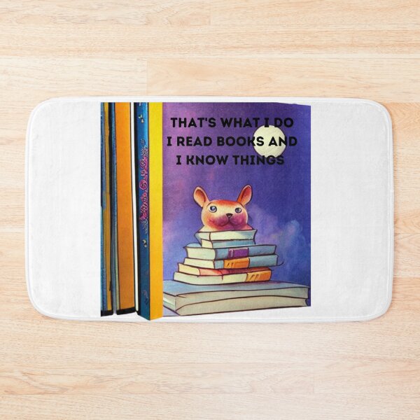 Item preview, Mouse "I read books and I know things" designed and sold by FineArtworld7.