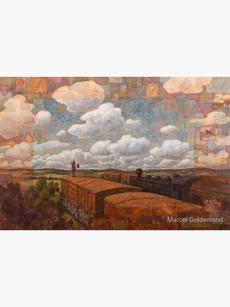 Thumbnail 2 of 2, Postcard, pancakes (boxcar robot) designed and sold by marcelguldemond.