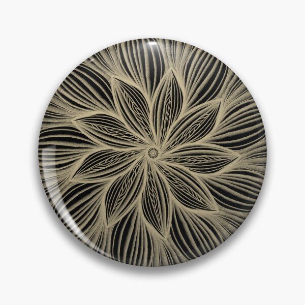 Item preview, Monochromatic Floral Mandala 100622 by Kristi Duggins designed and sold by Kristi Duggins.