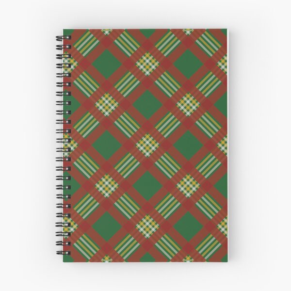 Item preview, Red and Green Four Lines Symmetry Diagonal Checked Square Diamond Geometric Christmas Pattern designed and sold by Moyanana.
