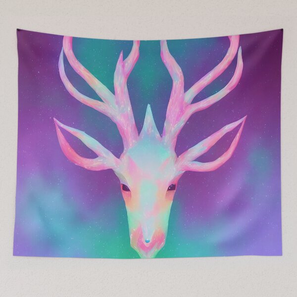 Item preview, product render poster vivid colors divine proportion Antelope, ice and snow, glowing fog intricate, elegant, highly detailed, digital painting, concept art, smooth, sharp focus, illustration  designed and sold by DrawItOnce.