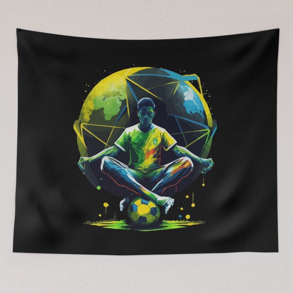 Item preview, Brazil Soccer Magic Artwork designed and sold by AlNoah.