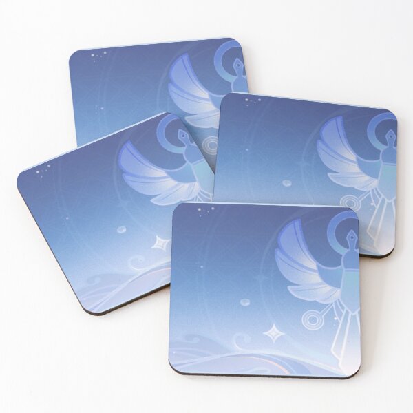 Item preview, Genshin Impact Candace Name card: Grey Heron designed and sold by Geraldine-N.