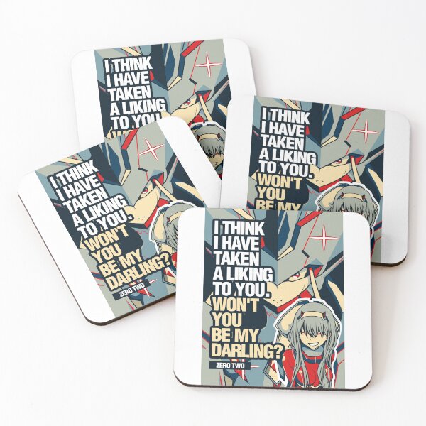 Item preview, Darling in The Fran XX: Strelizia with Zero Two Won't You Be My Darling Quotes designed and sold by Viability Creative.