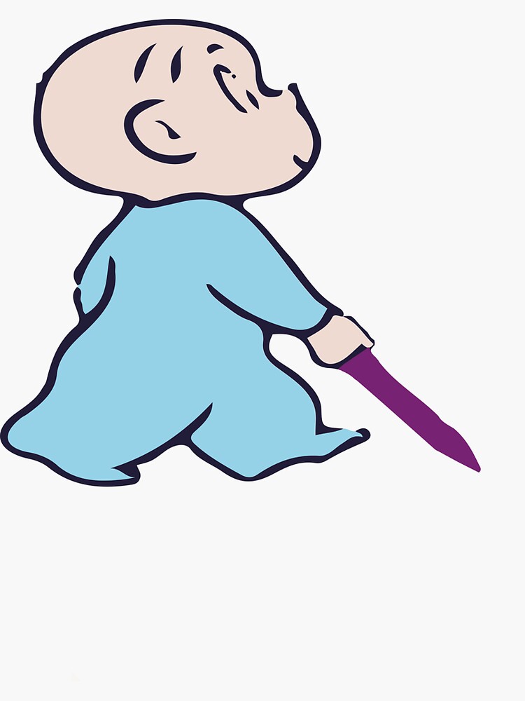 "Harold and the Purple Crayon" Sticker for Sale by Walidovicstore