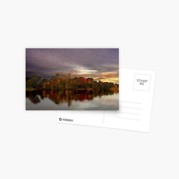 Autumn Island Postcard