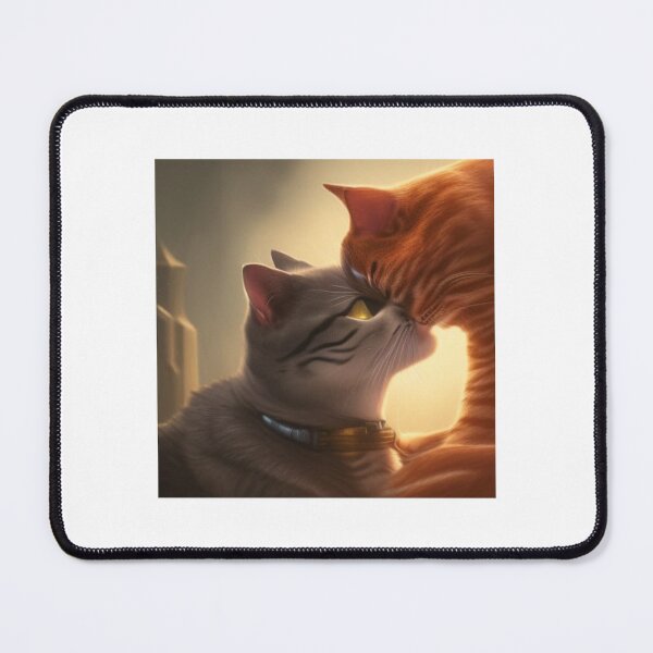 Item preview, Cats Kissing. Kissing Animals designed and sold by LeanDesigns.