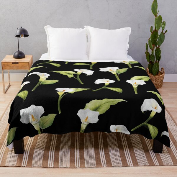 Item preview, Elegant White Calla Lilies Floral Illustration Pattern. designed and sold by PlantKind.