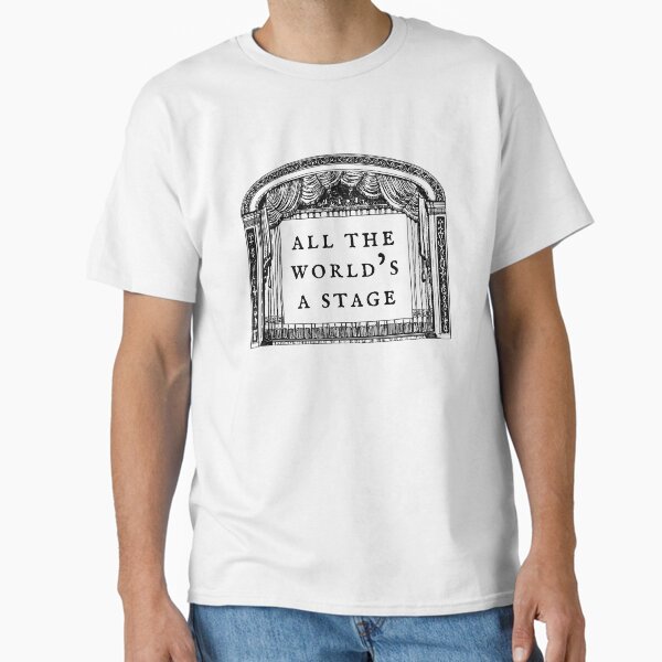 Item preview,  Shakespeare Quote - All the world’s a stage - As You Like It designed and sold by violet-hope.