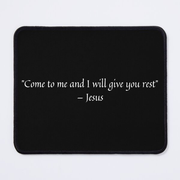 Item preview, Come to me and I will give you rest -- Jesus (1) designed and sold by Hoskins Family Designs.
