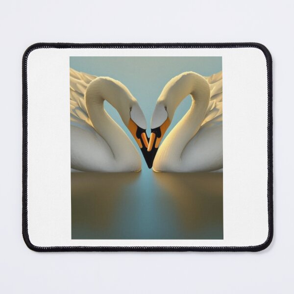 Item preview, Swans Kissing.  Kissing Animals designed and sold by LeanDesigns.