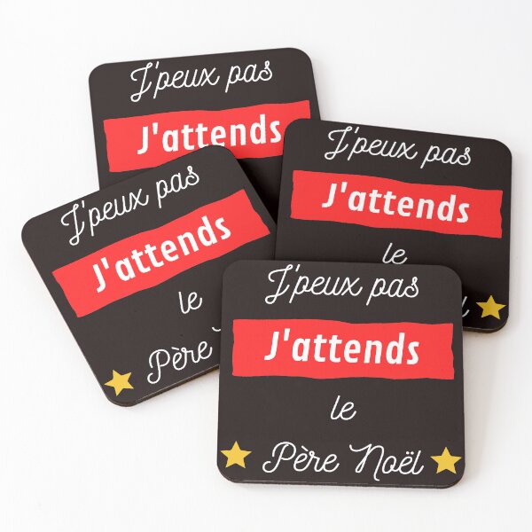 Aperçu de l'œuvre j'peux pas j'attends le père noël créée et vendue par Scelai.