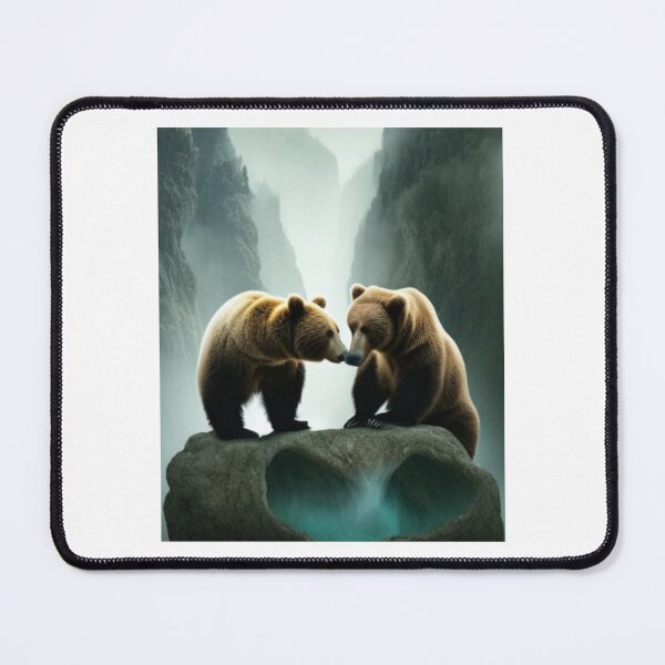 Item preview, Two Bears On a Rock. 2 Bears 1 Cave designed and sold by LeanDesigns.