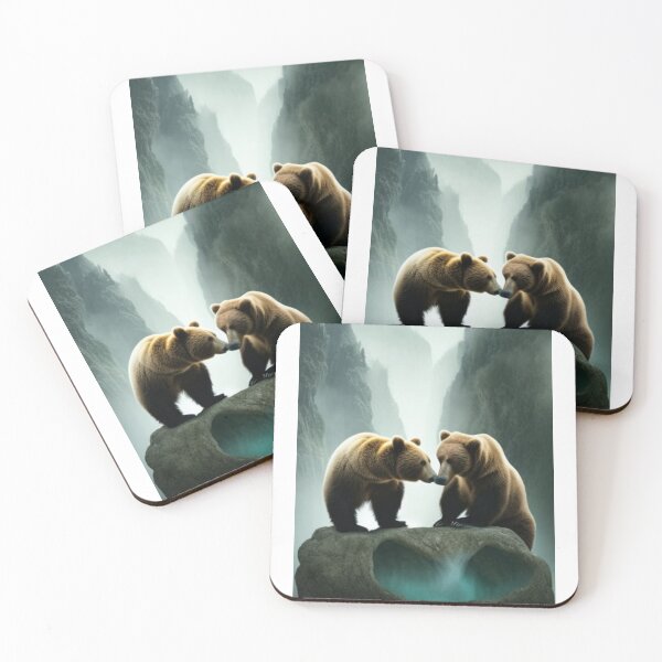 Item preview, Two Bears On a Rock.  2 Bears 1 Cave designed and sold by LeanDesigns.