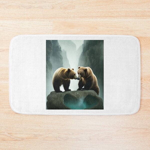 Item preview, Two Bears On a Rock.  2 Bears 1 Cave designed and sold by LeanDesigns.
