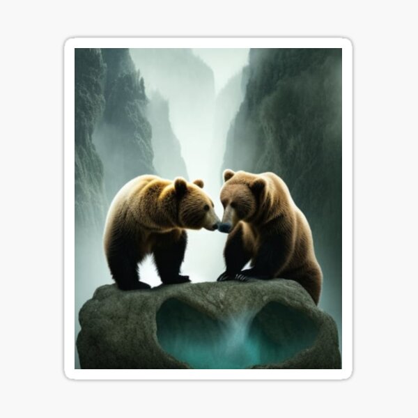 2 Bears 1 Cave Stickers for Sale | Redbubble