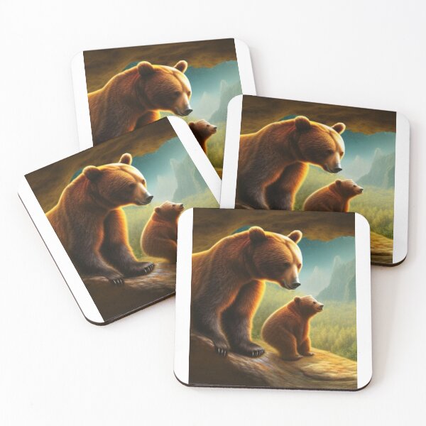 Item preview, Mother and Daughter Bear.  2 Bears 1 Cave designed and sold by LeanDesigns.