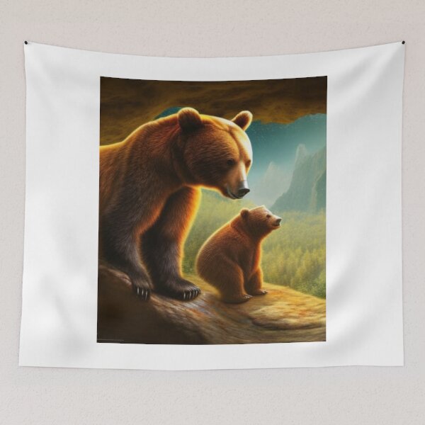 Item preview, Mother and Daughter Bear.  2 Bears 1 Cave designed and sold by LeanDesigns.