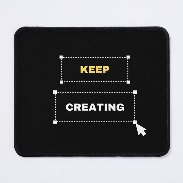Item preview, Keep Creating Graphic Creator minimal Design Motivational Cool Quote designed and sold by ZenDesigner.