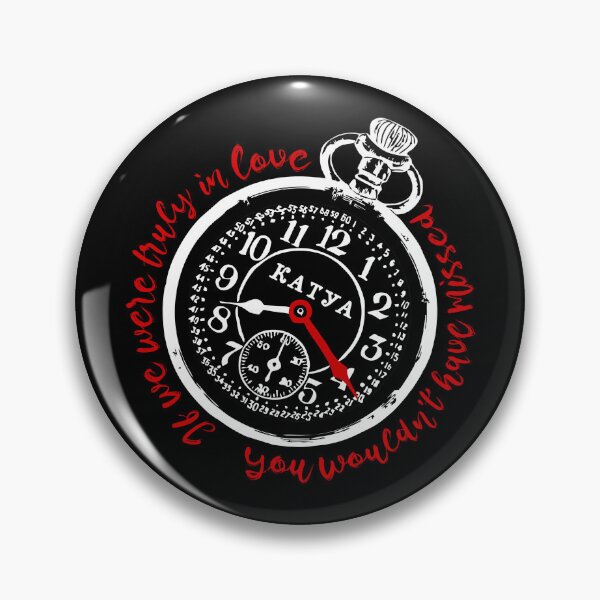 Item preview, Katya & Goncharov Love (Variant 2 for dark backgrounds) designed and sold by MinaMonsterMash.